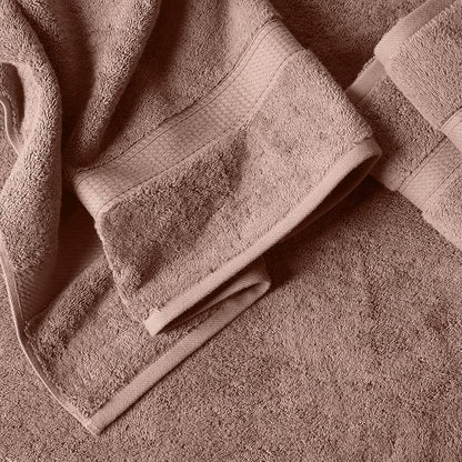 Superior Egyptian Cotton Ultra Plush & Absorbent, 10 Piece Set, Muted Mauve | Quick Dry, Soft Luxury Towel Set, Bath Essentials, Guest Bath, Spa, 2 Bath, 4 Hand, 4 Face Towels, Madeline Towels