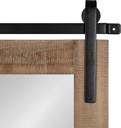 Kate and Laurel Cates Farmhouse Wall Mirror