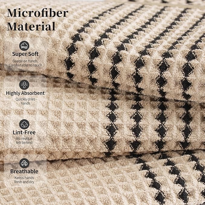 MICROFI New Microfiber Waffle Bath Towels, 2 Pieces, Soft, Absorbent, Fast Drying, Lint Free 430 GSM (30''x60''/76cm x 152cm)
