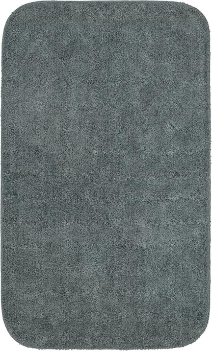 Garland Rug Traditional Bath Rug, 30-Inch by 50-Inch, Dark Gray