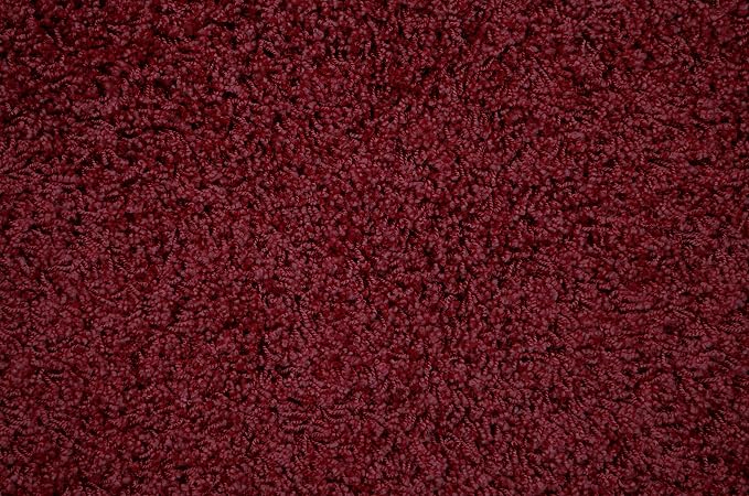 Garland Rug 2-Piece Jazz Shaggy Washable Nylon Bathroom Rug Set, Chili Pepper Red