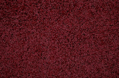 Garland Rug 2-Piece Jazz Shaggy Washable Nylon Bathroom Rug Set, Chili Pepper Red