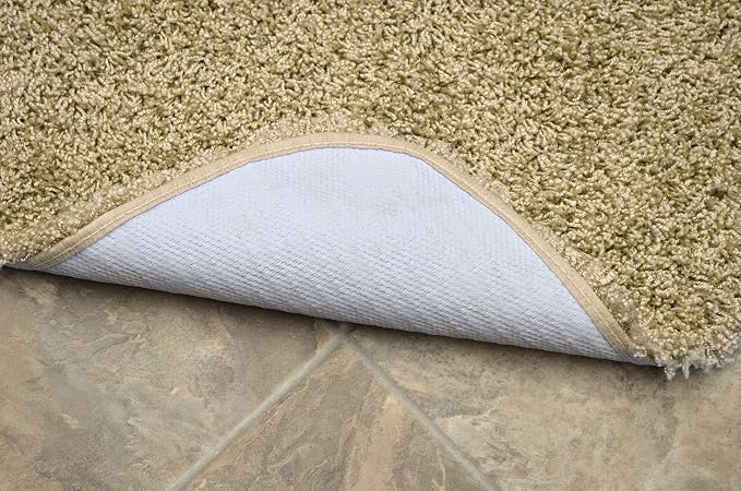 Garland Rug Jazz Nylon Washable 24 in. x 40 in. Linen Bath Rug Soft, Absorbent, and Stylish for Your Bathroom