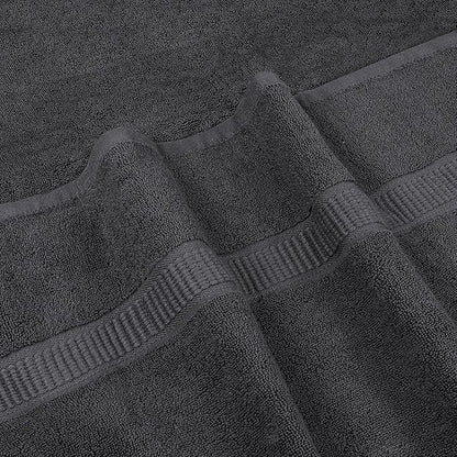 Utopia Towels Jumbo Bath Sheet 2 Piece, 600 GSM, 35 by 70 Inches, 100% Ring Spun Cotton, Absorbent and Quick Dry Extra Large Bath Towel, Grey