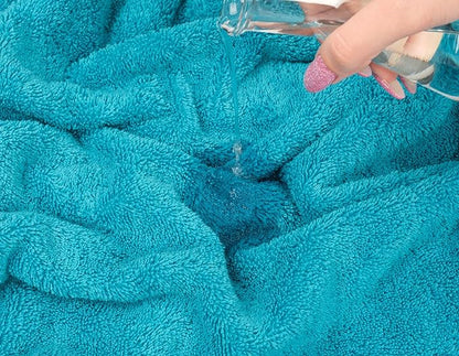 American Soft Linen 100% Cotton 600 GSM Turkish 40x80 Oversized Bath Towel Sheet, Extra Large Adult Towels for Bathroom, Aqua Blue Bath Sheet