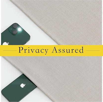 NICETOWN Classroom Door Window Cover, Blackout Shades for Classroom Windows, Room Darkening Design Blocks Views, Small Cover Lockdown Shade with Self Adhesive Hooks,10W x 30L, Angora