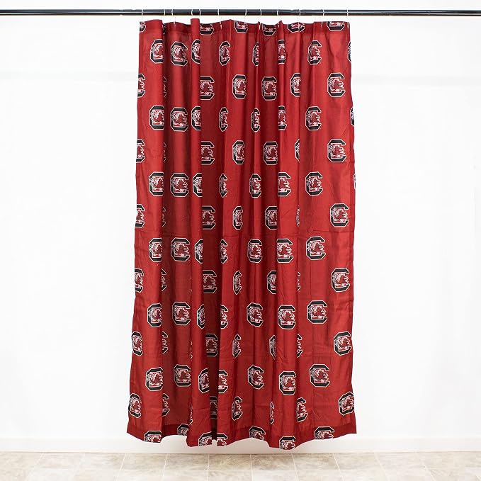 Everything Comfy South Carolina Gamecocks Bright and Colorful Shower Curtain Cover 70" x 72"