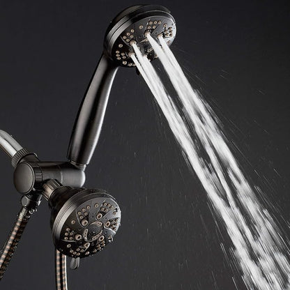 AquaDance Oil Rubbed Bronze High Pressure 3-Way 48-Setting Rain/Handheld Shower Head Combo – Angle Adjustable, Anti-Clog Jets, Tool-Free Installation-USA Standard Certified/Top U.S. Brand | Enjoy Two 6-Setting Rain & Hand Showerheads Separately or Toge...