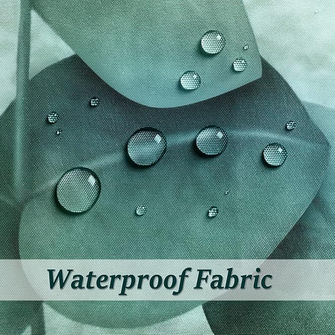Spring Eucalyptus Shower Curtain, Sage Green Botanical Tropical Leaves Plants Bathroom Curtain for Bathtub Decor Waterproof Fabric Machine Washable with 12 Hooks