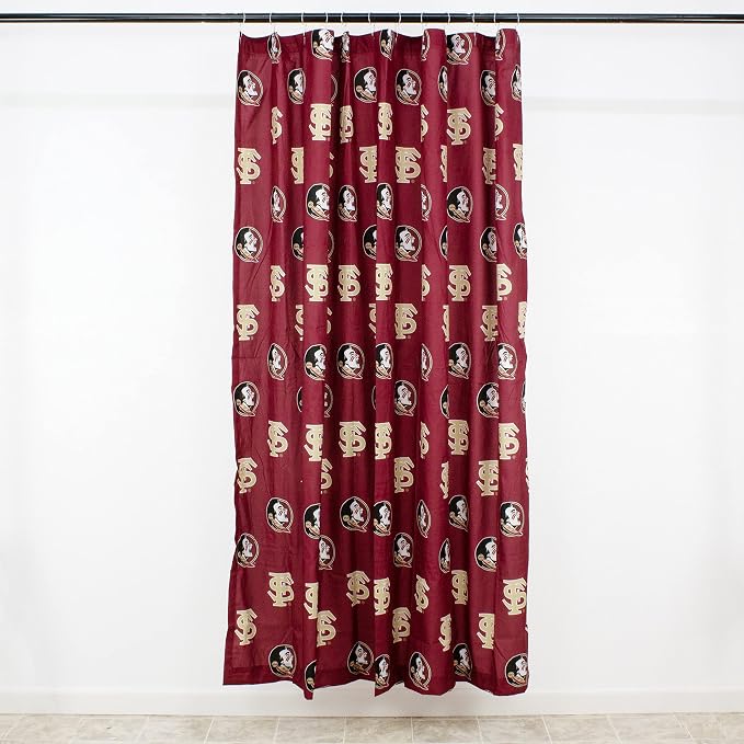 Everything Comfy Florida State Seminoles Bright and Colorful Shower Curtain Cover 70" x 72"