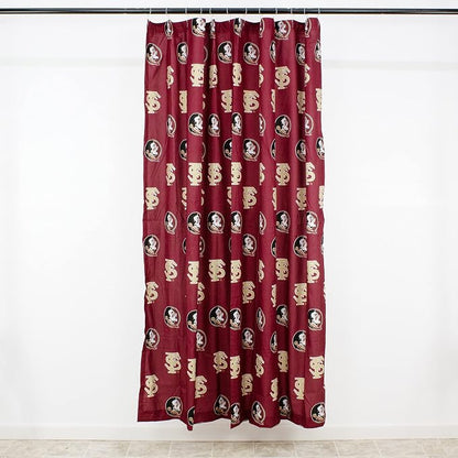 Everything Comfy Florida State Seminoles Bright and Colorful Shower Curtain Cover 70" x 72"