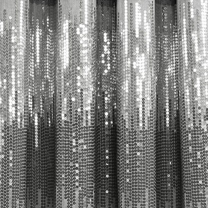 Lush Decor Night Sky 100% Blackout Window Curtain Panel Single 42"W x 84"L, Black & White - Blackout Curtains For Bedroom - Sequin Curtains - Glam Decor