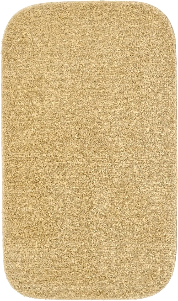 Garland Rug Traditional Nylon Washable Linen 24" X 40" Bath Rug - Soft, Absorbent, And Stylish for Your Bathroom