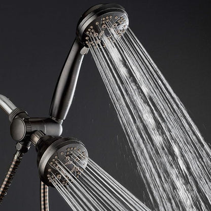 AquaDance Oil Rubbed Bronze High Pressure 3-Way 48-Setting Rain/Handheld Shower Head Combo – Angle Adjustable, Anti-Clog Jets, Tool-Free Installation-USA Standard Certified/Top U.S. Brand | Enjoy Two 6-Setting Rain & Hand Showerheads Separately or Toge...