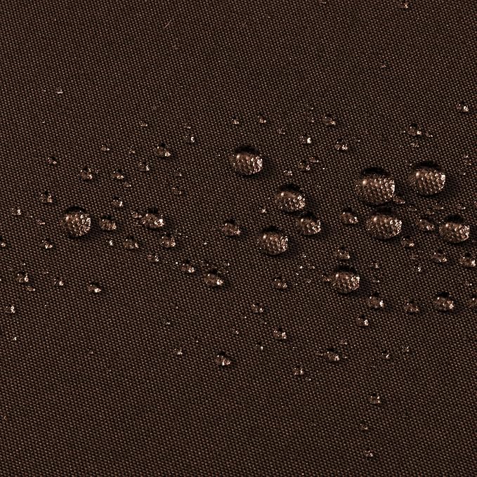 N&Y HOME Fabric Shower Curtain or Liner with Magnets, Brown | Hotel Quality, Washable, Water Repellent, Cloth Shower Curtain with Grommets for Bathroom, Standard Size