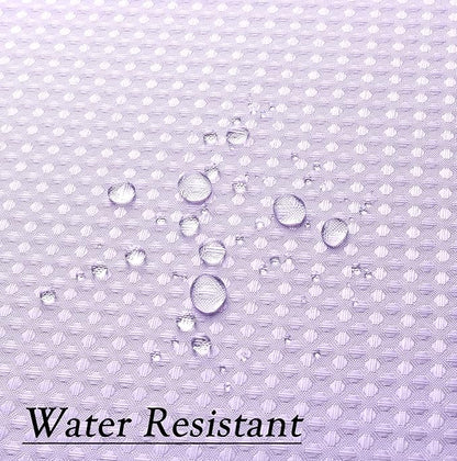WEST LAKE Ombre Shower Curtain Lavendar Waffle Weave Microfiber Decorative No Hook Fabric Shower Curtain with Grommet Waterproof Machine Washable,Gradient White to Purple 70" Wx72 L