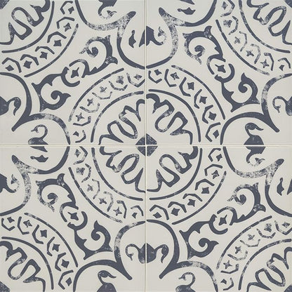 MSI Indigo Encaustic Sample Glazed Porcelain Wall Tile for Bathroom, Floor Tile and Kitchen Backsplash