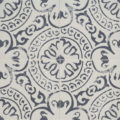MSI Indigo 8x8in Encaustic Glazed Porcelain Wall Floor Tile Flooring