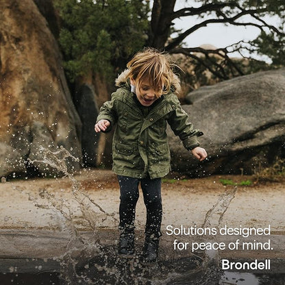 Brondell MBH-40-S CleanSpa Luxury Handheld Bidet Attachment for Toilet with Stainless Steel Holster and Built-In Shut Off Valve, Dual Spray Options, Includes Spiral Metal Hose, Stainless Steel