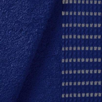 Cotton 2 Pack Oversized Bath Towel Set 28x55 inches, Large Bath Towels, Ultra Absorbant Compact Quickdry & Lightweight Towel, Ideal for Gym Travel Camp Pool - Navy Blue