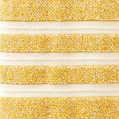 SKL Home Mid-Century Hand Towel Set, Yellow, 2 Count (Pack of 6)