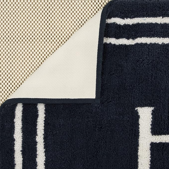 Mohawk Home His Indigo 1' 8" x 2' 10" Bath Mat