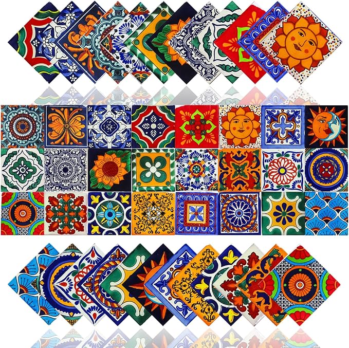 24 PCS Peel and Stick PVC Tile Stickers Waterproof Removable | for Kitchen Bathroom Backsplash, Waterproof Self-Adhesive Removable Decals, Easy DIY Decor, Smooth Surfaces, 5.91x5.91in