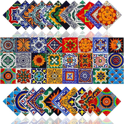 24 PCS Peel and Stick PVC Tile Stickers Waterproof Removable | for Kitchen Bathroom Backsplash, Waterproof Self-Adhesive Removable Decals, Easy DIY Decor, Smooth Surfaces, 7.87x7.87in