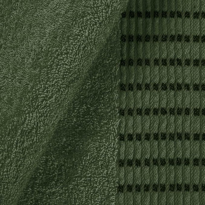 Cotton 2 Pack Oversized Bath Towel Set 28x55 inches, Large Bath Towels, Ultra Absorbant Compact Quickdry & Lightweight Towel, Ideal for Gym Travel Camp Pool - Olive Green