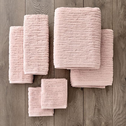 SKL Home CloudSoft Bath Towel, 100% Cotton Luxury, Blush Pink | Premium spa-level quality. 600 GSM weight. Ultra plush & absorbent.