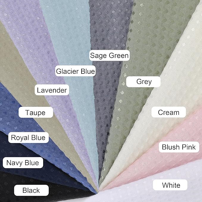 OVZME Waffle Shower Curtain Set for Bathroom, Textured Heavy Duty Fabric Bath Curtains, Luxury Hotel Weighted 230GSM Bathroom Decor with 12 Plastic Hooks, Machine Washable, 72Wx72L, Glacier Blue