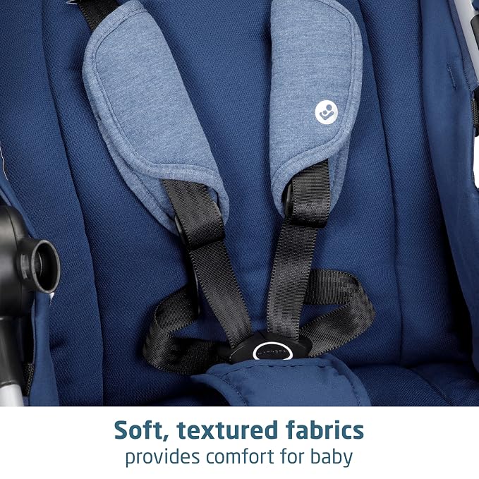 Maxi-Cosi Zelia 2 Luxe 5-in-1 Modular Travel System, New Hope Navy