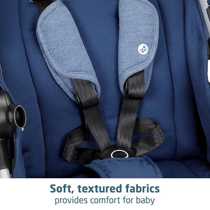 Maxi-Cosi Zelia 2 Luxe 5-in-1 Modular Travel System, New Hope Navy