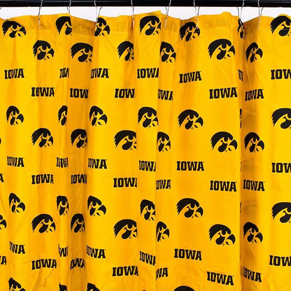 Everything Comfy Iowa Hawkeyes Bright and Colorful Shower Curtain Cover