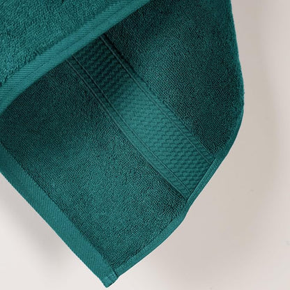 SUPERIOR Egyptian Cotton Plush & Absorbent, Bath Towel Set of 2, Teal | Quick Dry, Soft Luxury Towel Set, Bath Essentials for Bathroom, Guest Bath, Spa, 2 Piece Bath, Madeline Towels