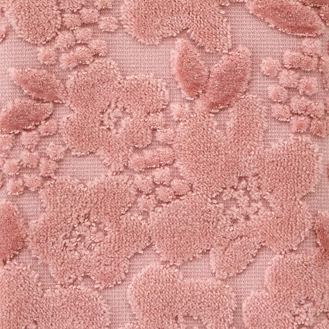 SKL Home Blossom Floral Hand Towel Set-2pc, 100% Turkish Cotton, Blush | Soft, textured jacquard. For use in the bathroom, kitchen, or bar & makes a great gift.