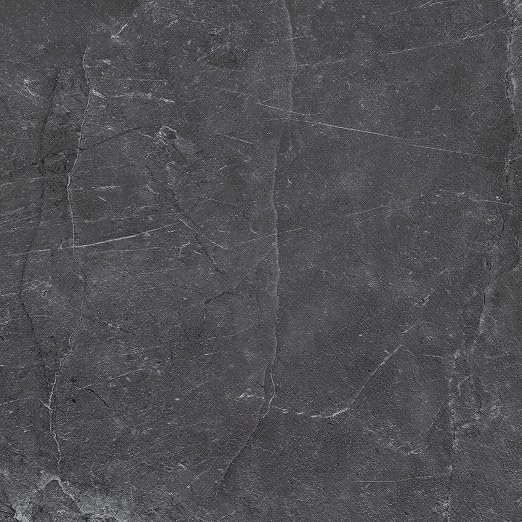Peel and Stick Floor Tiles | Dark Gray Marble 30 Tiles | Coated Surface Tile / Indoor Areas / Anti Sctrach / Waterproof / DIY Installation / Easy to Clean 2.8m2