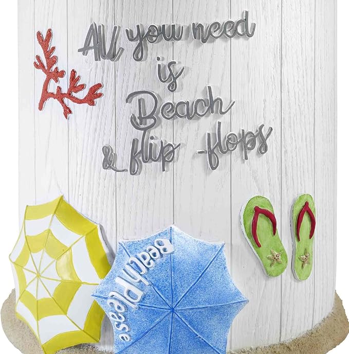 Avanti Linens - Tissue Box Cover, Beach Inspired Bathroom Decor (Beach Mode Collection)