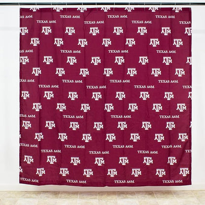Everything Comfy Texas A&M Aggies Bright and Colorful Shower Curtain Cover