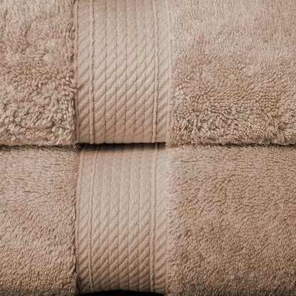 Superior Egyptian Cotton Ultra Plush & Absorbent, 10 Piece Set, Latte | Quick Dry, Soft Luxury Towel Set, Bath Essentials, Guest Bath, Spa, 2 Bath, 4 Hand, 4 Face Towels, Madeline Towels