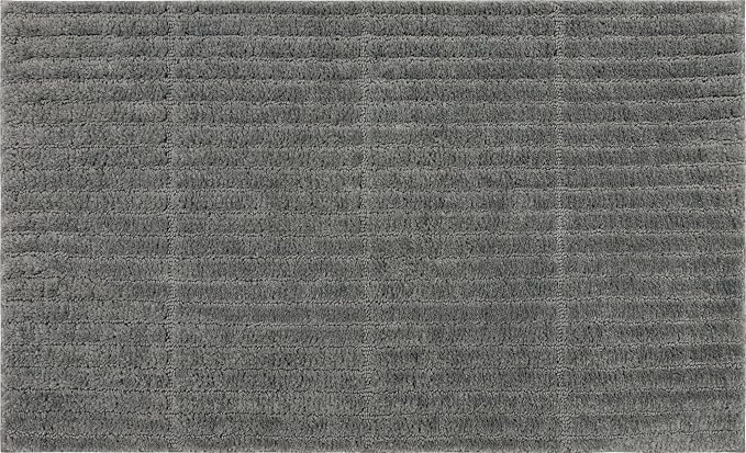 Mohawk Home Sanctuary Casual Solid Gray 1' 5" X 2' Bath Mat Perfect for Bathroom