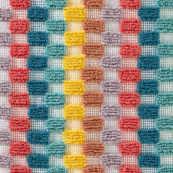 SKL Home Mid-Century Hand Towel Set, Multicolored, 2 Count (Pack of 6)