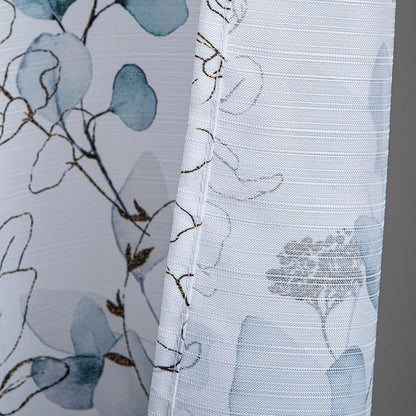 Dainty Home Sweet Garden 3D Textured Weave Shower Curtain for Bathroom 70" x 72" Water-Resistant Washable Polyester Blend Fabric Bath Curtain, Decorative Bathroom Décor