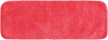Garland Rug 22"x60" Traditional Plush Nylon Rectangle Bath Rug, Pink Hibiscus