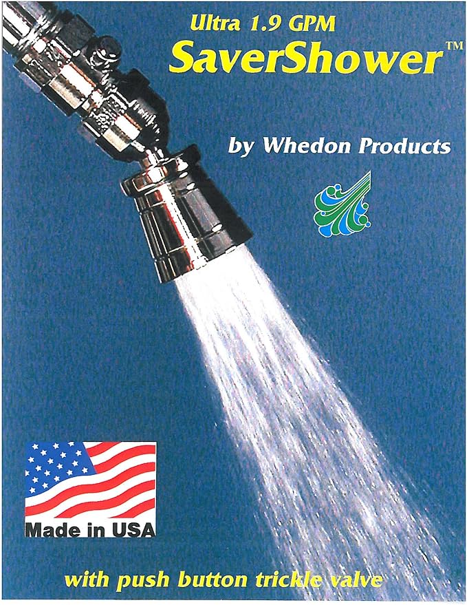 Whedon USP29C Deluxe Ultra 1.9 Saver Shower, Chrome Plated Brass