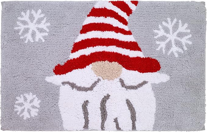 Avanti Linens - Christmas Bathroom Rug 20x30, Soft & Absorbent Cotton | Christmas Design, Soft & Absorbent, Non-Slip Backing, Machine Washable, Holiday Bathroom Décor