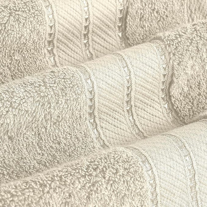 Modern Threads 4-Pack SpunLoft Bath Sheet Sand 35x66