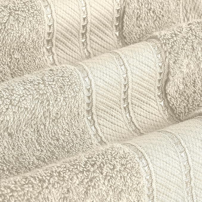 Modern Threads 4-Pack SpunLoft Bath Towel Sand 30x54