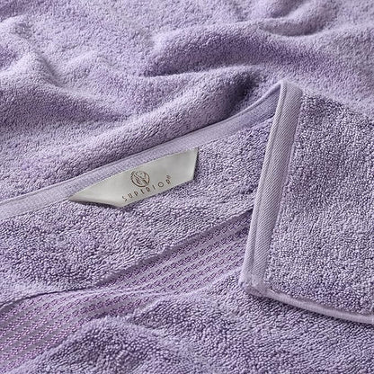 Superior Egyptian Cotton 10-Piece Face Towel Set , Small Towels For Facial, Spa, Quick Dry, Absorbent Towels, Bathroom Accessories, Guest Bath, Home Essentials, Washcloth, Airbnb, Royal Purple