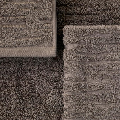 SKL Home CloudSoft Hand Towel Set-2-Piece, 100% Cotton Luxury, Mink Brown | Premium spa-level quality. 600 GSM weight. Ultra plush & absorbent. For use in the bathroom, kitchen, bar or any sink space.